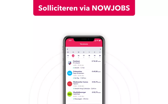 Zo werkt solliciteren als bijverdiener via NOWJOBS Solliciteren-NOWJOBS